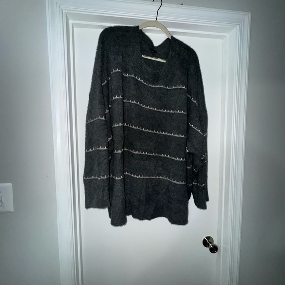 torrid Sweaters - Torrid Dark Gray Crewneck Sweater